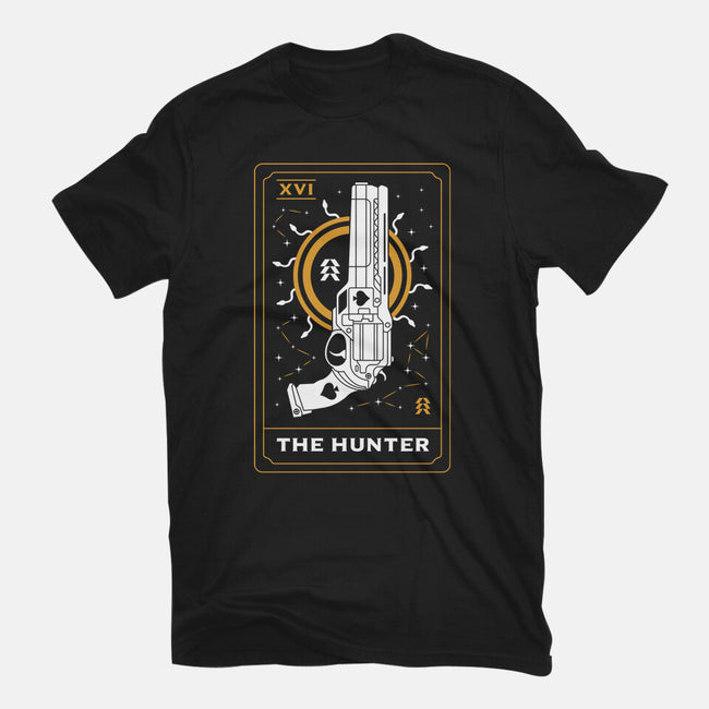 The Hunter Tarot Card-Womens-Fitted-Tee-Logozaste