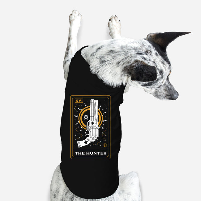 The Hunter Tarot Card-Dog-Basic-Pet Tank-Logozaste