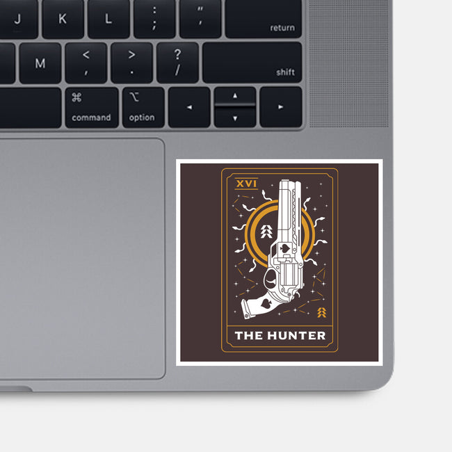 The Hunter Tarot Card-None-Glossy-Sticker-Logozaste