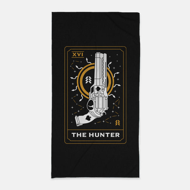 The Hunter Tarot Card-None-Beach-Towel-Logozaste