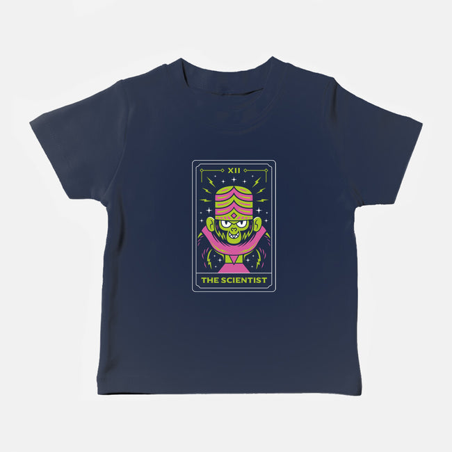 Scientist Monkey Tarot-Baby-Basic-Tee-Logozaste