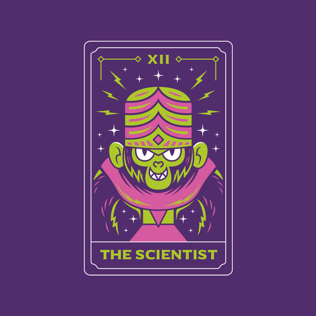 Scientist Monkey Tarot-Womens-Fitted-Tee-Logozaste