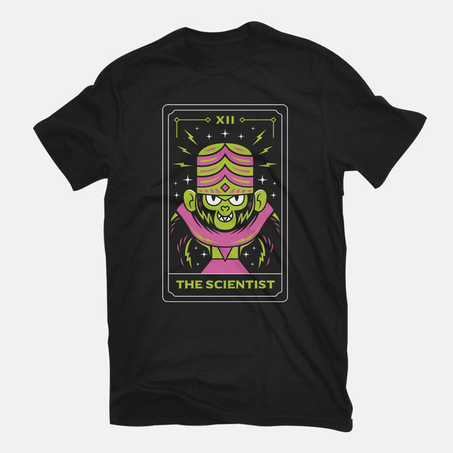 Scientist Monkey Tarot-Unisex-Basic-Tee-Logozaste