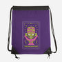 Scientist Monkey Tarot-None-Drawstring-Bag-Logozaste
