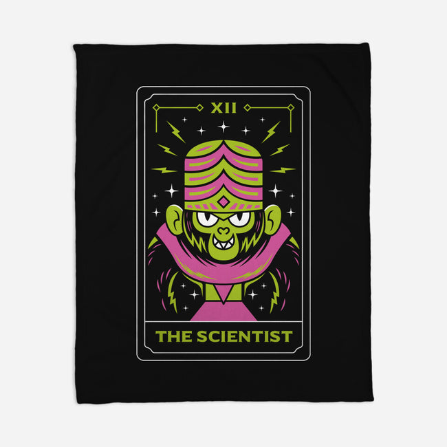 Scientist Monkey Tarot-None-Fleece-Blanket-Logozaste