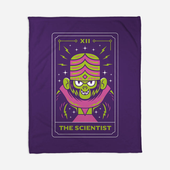 Scientist Monkey Tarot-None-Fleece-Blanket-Logozaste