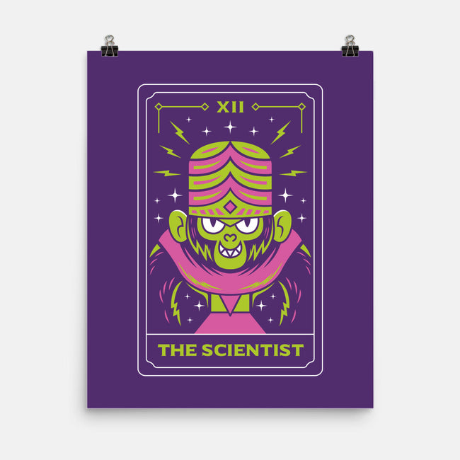 Scientist Monkey Tarot-None-Matte-Poster-Logozaste