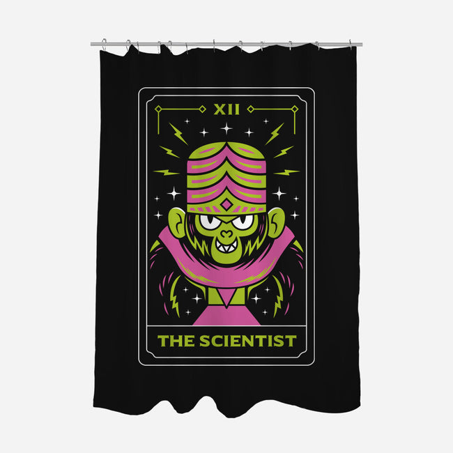 Scientist Monkey Tarot-None-Polyester-Shower Curtain-Logozaste