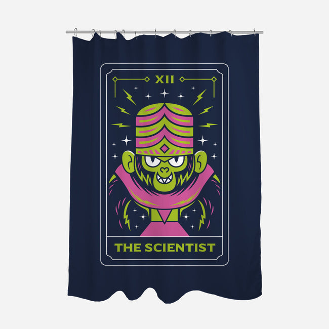 Scientist Monkey Tarot-None-Polyester-Shower Curtain-Logozaste