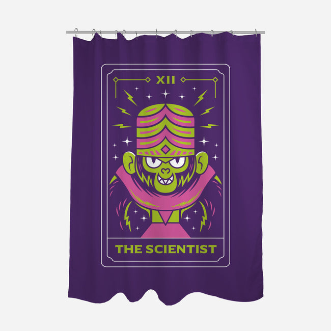 Scientist Monkey Tarot-None-Polyester-Shower Curtain-Logozaste