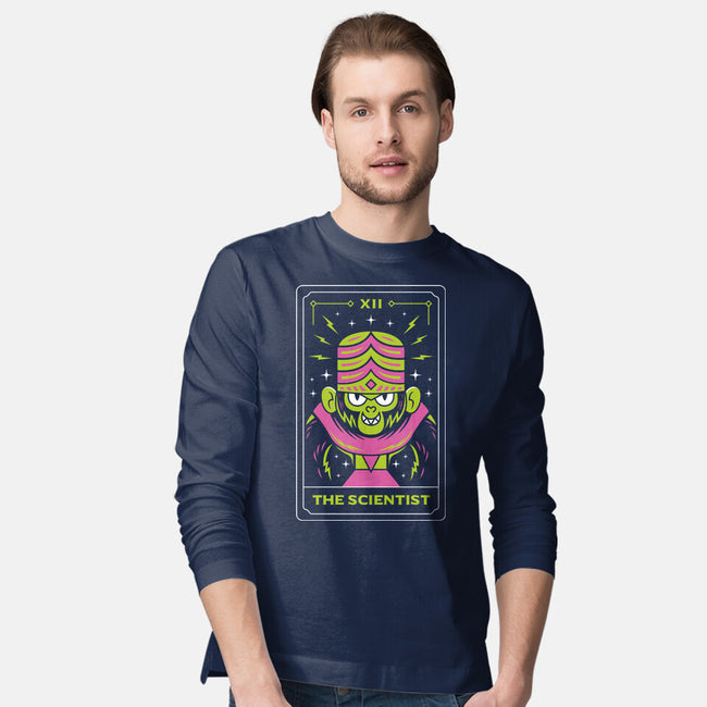 Scientist Monkey Tarot-Mens-Long Sleeved-Tee-Logozaste