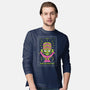 Scientist Monkey Tarot-Mens-Long Sleeved-Tee-Logozaste