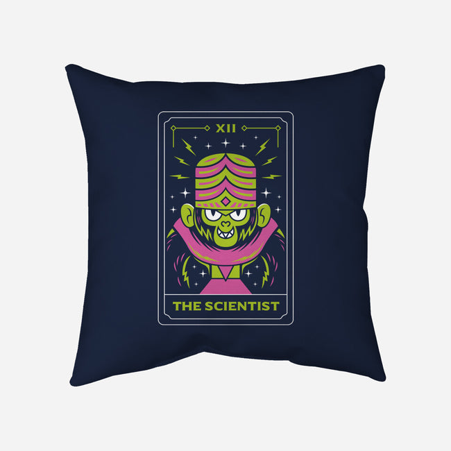 Scientist Monkey Tarot-None-Removable Cover w Insert-Throw Pillow-Logozaste