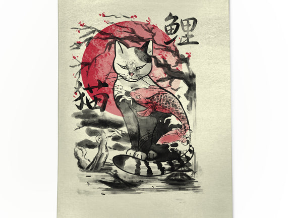 Japanese Cat Print