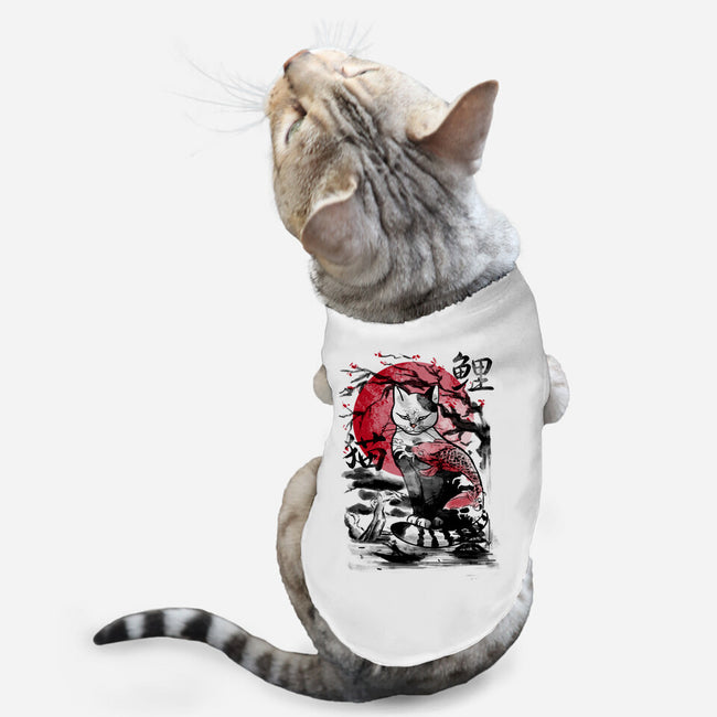 Japanese Cat Print-Cat-Basic-Pet Tank-fanfabio
