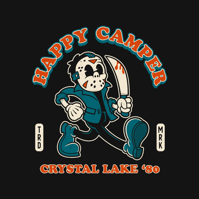 Crystal Lake Happy Camper-Womens-Racerback-Tank-Nemons