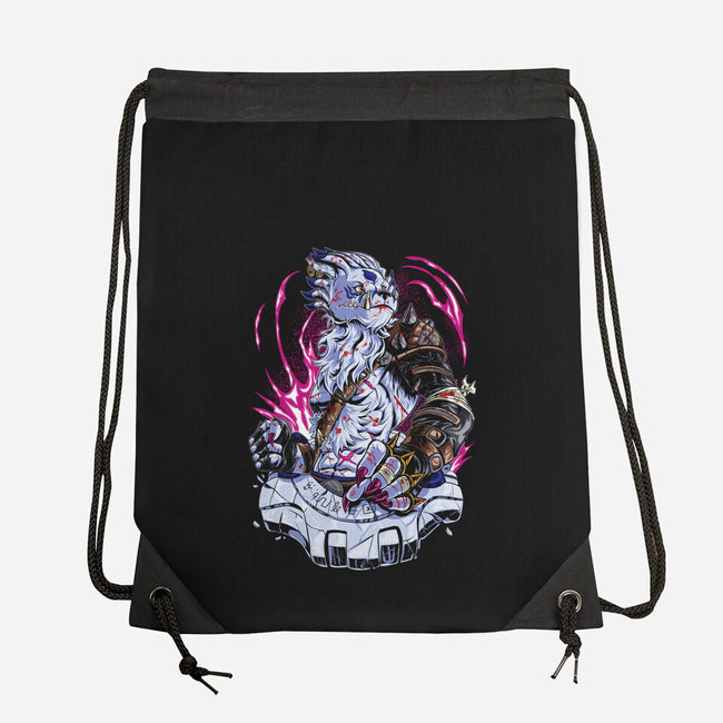 Warrior Wolf-None-Drawstring-Bag-Nihon Bunka