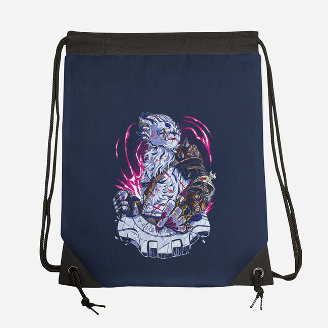 Warrior Wolf-None-Drawstring-Bag-Nihon Bunka