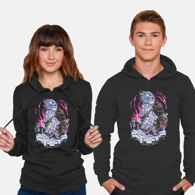 Warrior Wolf-Unisex-Pullover-Sweatshirt-Nihon Bunka