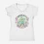 Magic Food-Womens-V-Neck-Tee-ilustrata