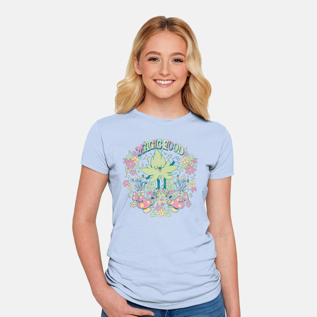 Magic Food-Womens-Fitted-Tee-ilustrata