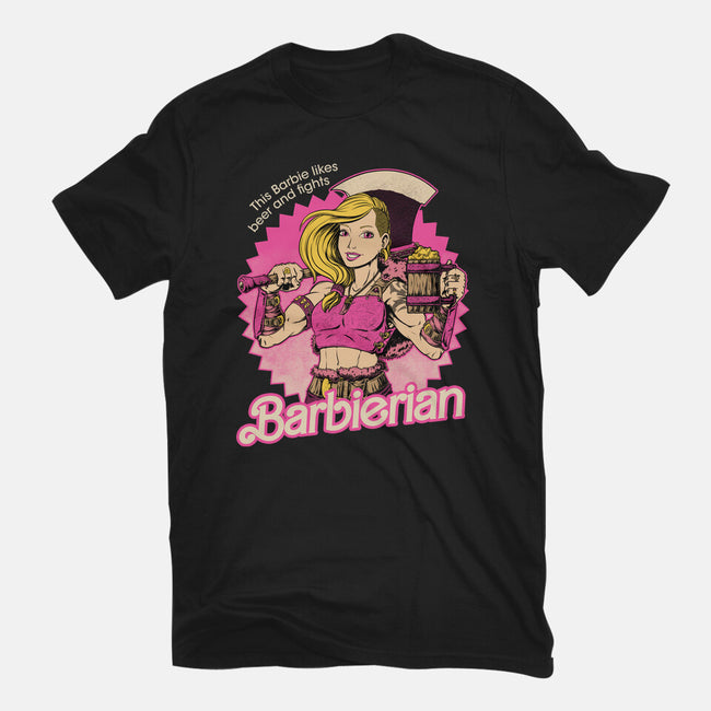 Barbarian Doll-Womens-Basic-Tee-Studio Mootant