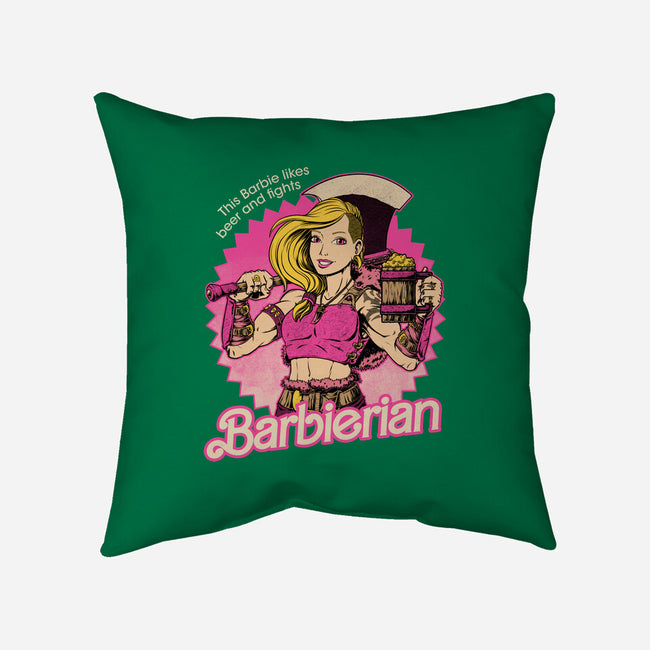 Barbarian Doll-None-Removable Cover w Insert-Throw Pillow-Studio Mootant