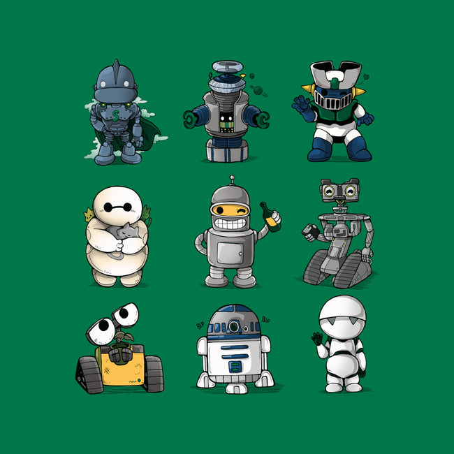 Little Robot-Unisex-Crew Neck-Sweatshirt-Vallina84