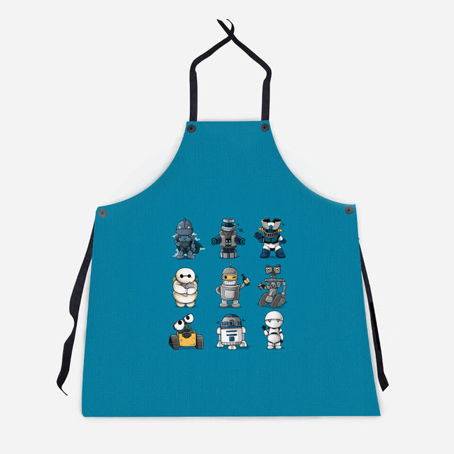 Little Robot-Unisex-Kitchen-Apron-Vallina84