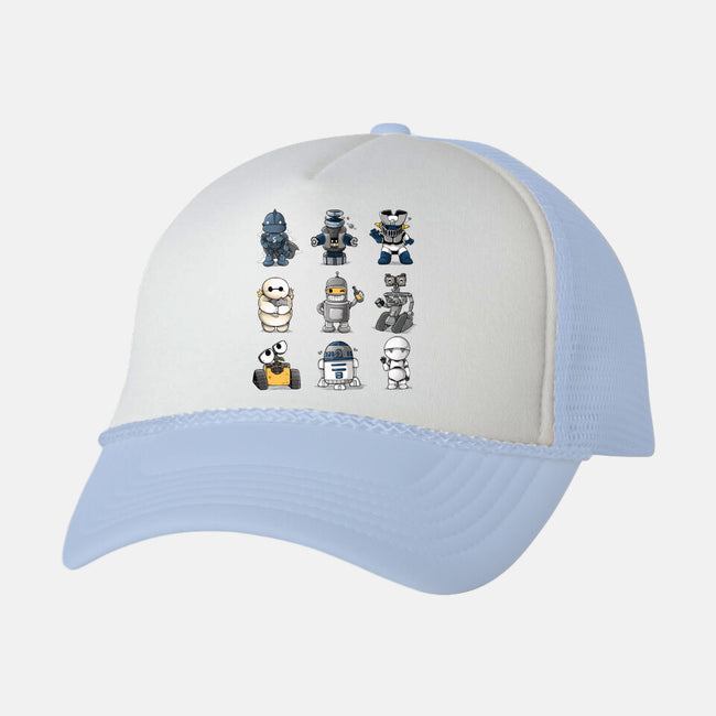 Little Robot-Unisex-Trucker-Hat-Vallina84