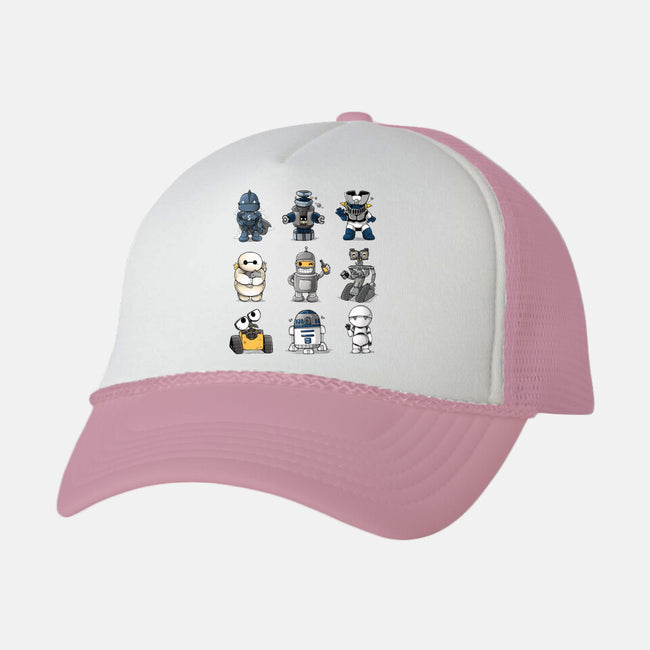 Little Robot-Unisex-Trucker-Hat-Vallina84