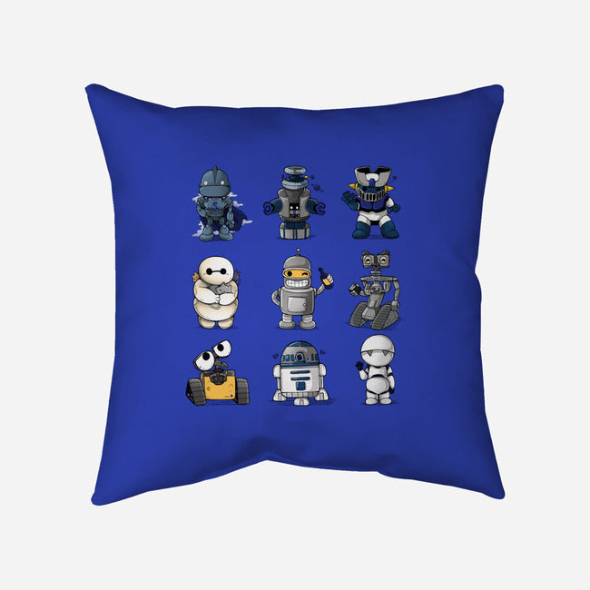 Little Robot-None-Removable Cover w Insert-Throw Pillow-Vallina84