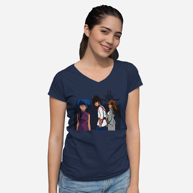 Jealous Superior-Womens-V-Neck-Tee-Boggs Nicolas