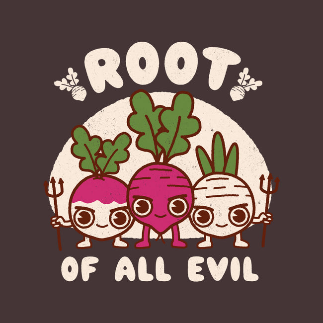 Root Of All Evil-None-Removable Cover w Insert-Throw Pillow-Weird & Punderful