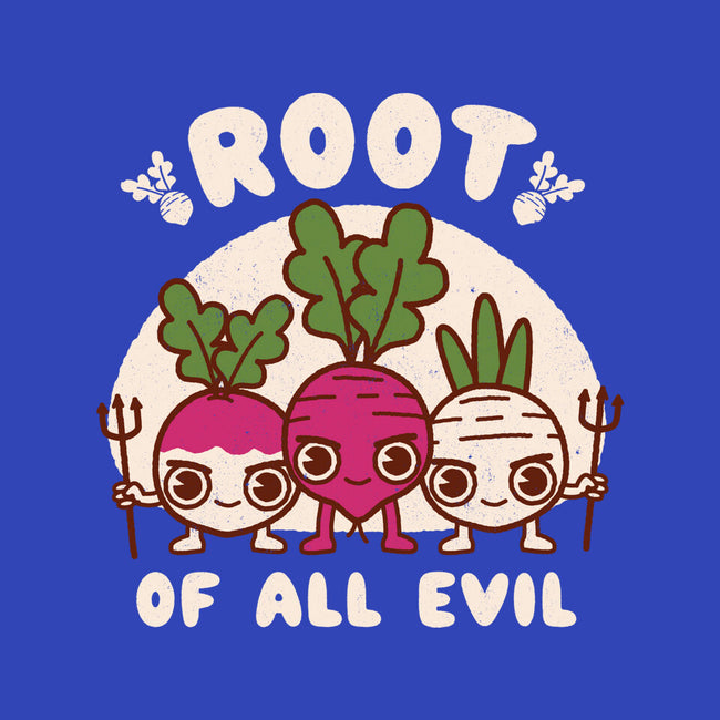 Root Of All Evil-Womens-V-Neck-Tee-Weird & Punderful