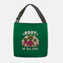 Root Of All Evil-None-Adjustable Tote-Bag-Weird & Punderful