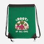 Root Of All Evil-None-Drawstring-Bag-Weird & Punderful
