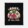 Root Of All Evil-None-Fleece-Blanket-Weird & Punderful