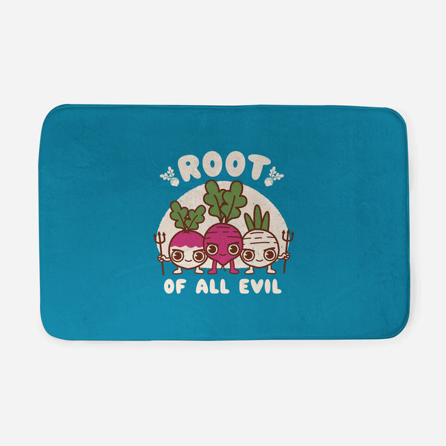 Root Of All Evil-None-Memory Foam-Bath Mat-Weird & Punderful