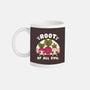 Root Of All Evil-None-Mug-Drinkware-Weird & Punderful