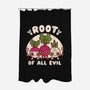 Root Of All Evil-None-Polyester-Shower Curtain-Weird & Punderful