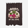 Root Of All Evil-None-Polyester-Shower Curtain-Weird & Punderful