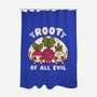 Root Of All Evil-None-Polyester-Shower Curtain-Weird & Punderful