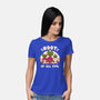 Root Of All Evil-Womens-Basic-Tee-Weird & Punderful