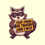 Fast Food Is Trash-None-Removable Cover w Insert-Throw Pillow-tobefonseca