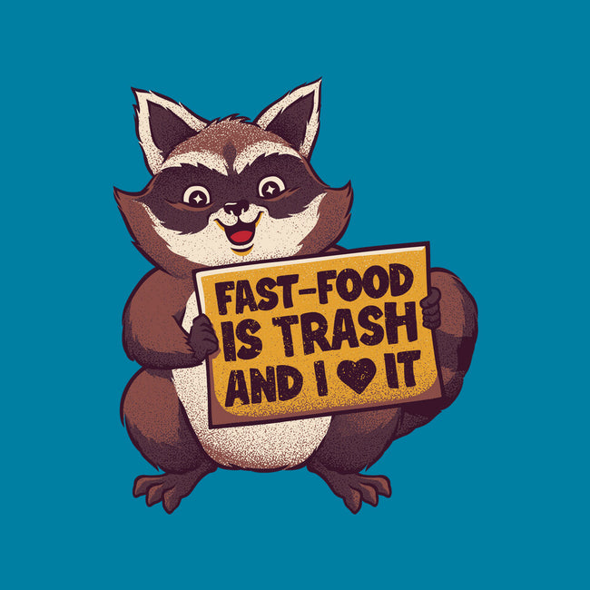 Fast Food Is Trash-None-Glossy-Sticker-tobefonseca