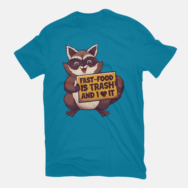 Fast Food Is Trash-Unisex-Basic-Tee-tobefonseca