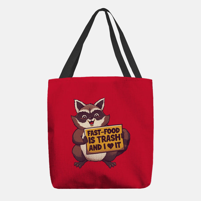 Fast Food Is Trash-None-Basic Tote-Bag-tobefonseca