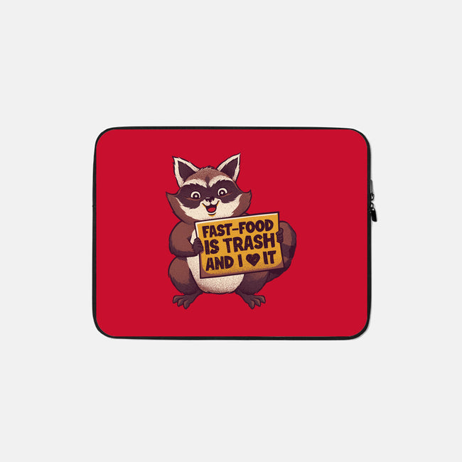 Fast Food Is Trash-None-Zippered-Laptop Sleeve-tobefonseca