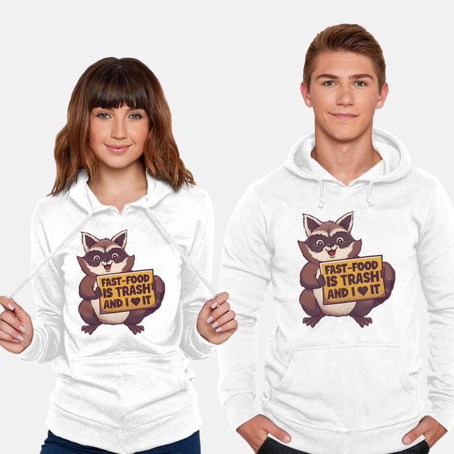 Fast Food Is Trash-Unisex-Pullover-Sweatshirt-tobefonseca
